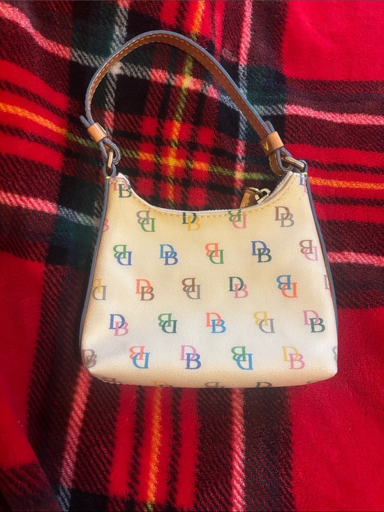 Dooney & Bourke Handbags - Dooney & Bourke Vintage Y2K Rainbow Monogram Logo mini Handbag